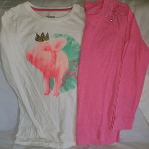Girls long sleeve shirts